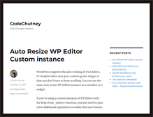 Tablet Screenshot of codechutney.com